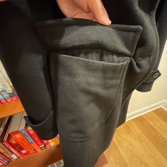 Michael Kors Wool Blend Modern Fit Coat - Size XXS Black - Picture 5 of 14